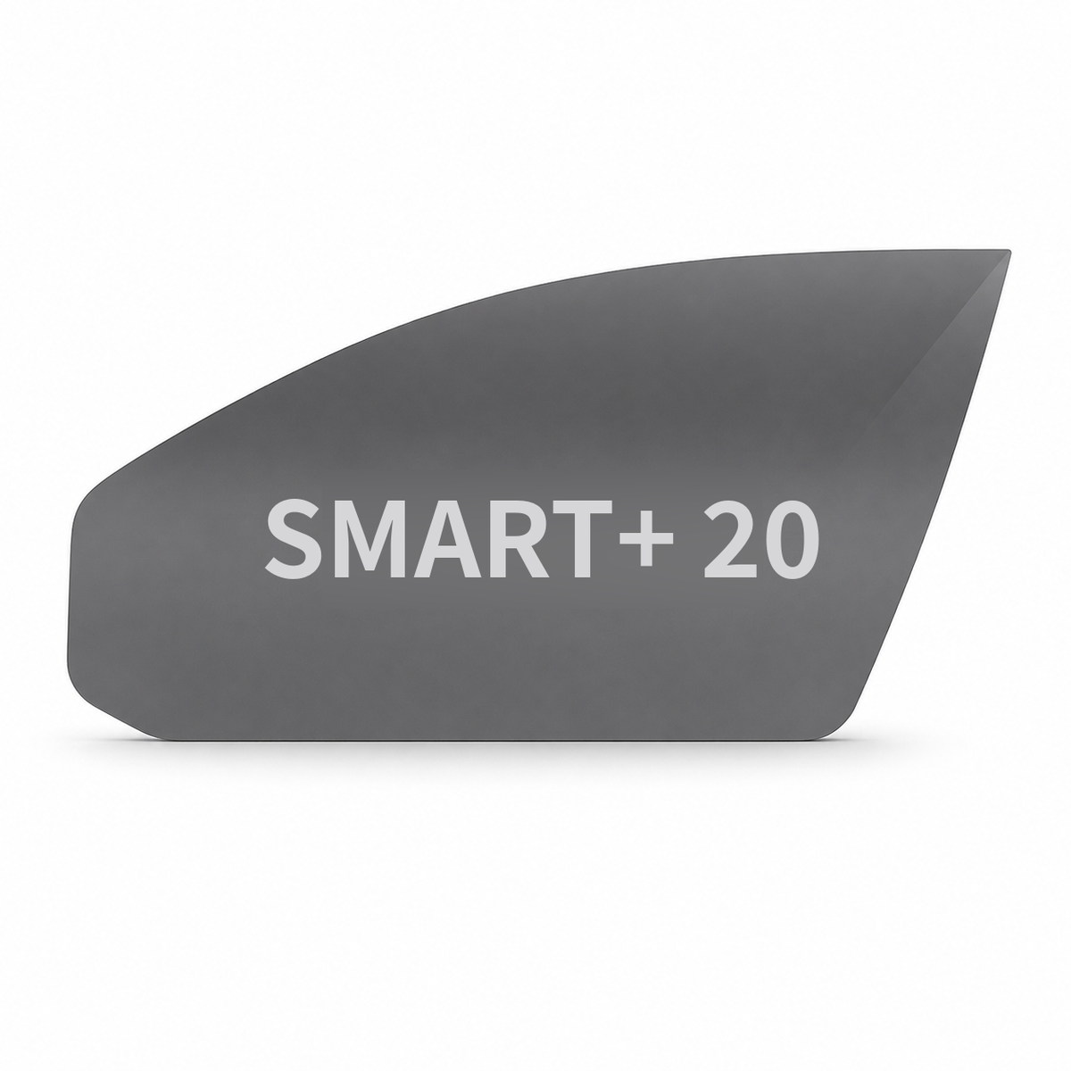 STEK SMART+ 20 window tint shade shown on a car window shape