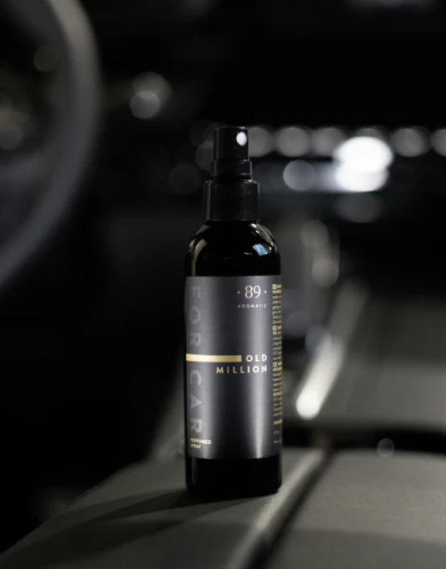 Aromatic 89 car fragrance spray bottle detail