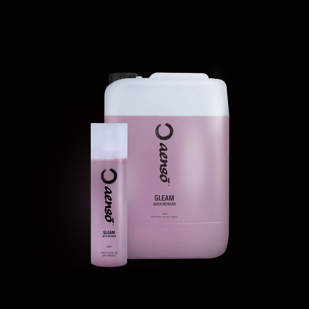 High-gloss finish Aenso Gleam Quick Detailer car detailing product