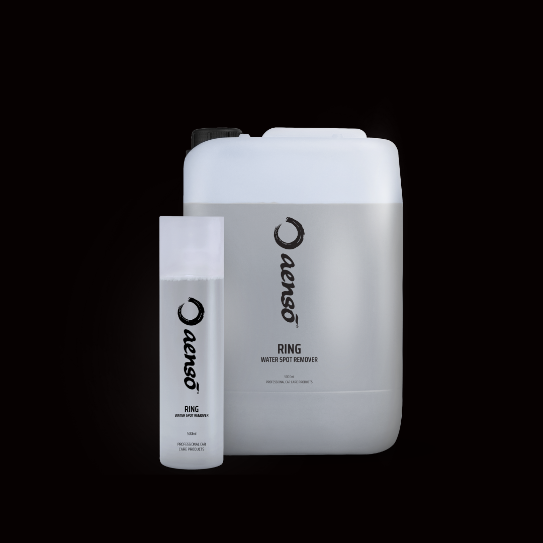 Aenso Ring Water Spot Remover bottle and canister front view