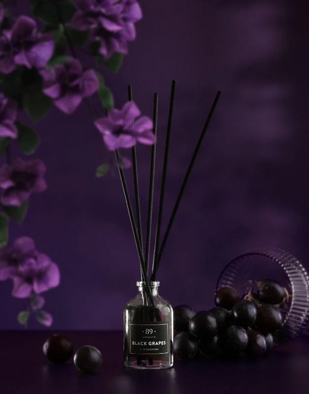 Aromatic 89 reed diffuser in a home interior