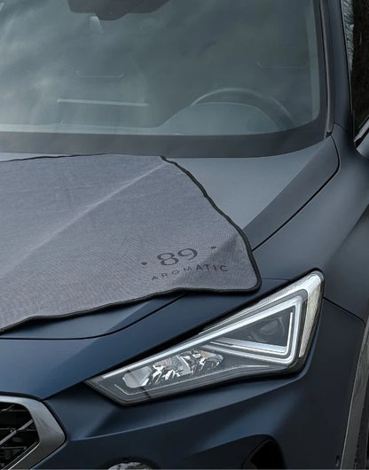 Aromatic 89 car drying towel plush microfibre detail