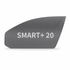 STEK SMART+ 20 window tint shade shown on a car window shape