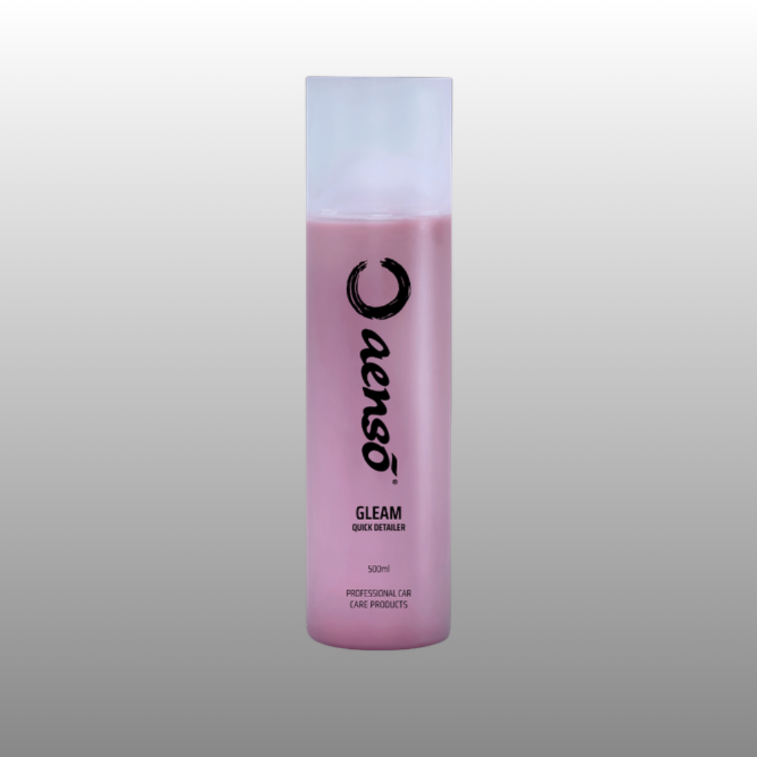 Aenso Gleam quick detailer 500ml spray for a high-gloss, slick finish