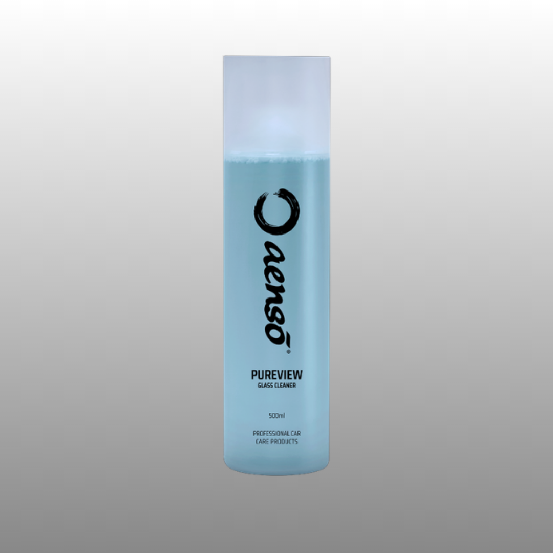 Aenso Pureview glass cleaner 500ml spray for streak-free car windows and mirrors