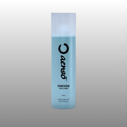 Aenso Pureview glass cleaner 500ml spray for streak-free car windows and mirrors
