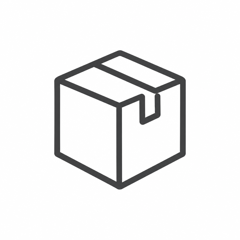 Dark-grey package icon