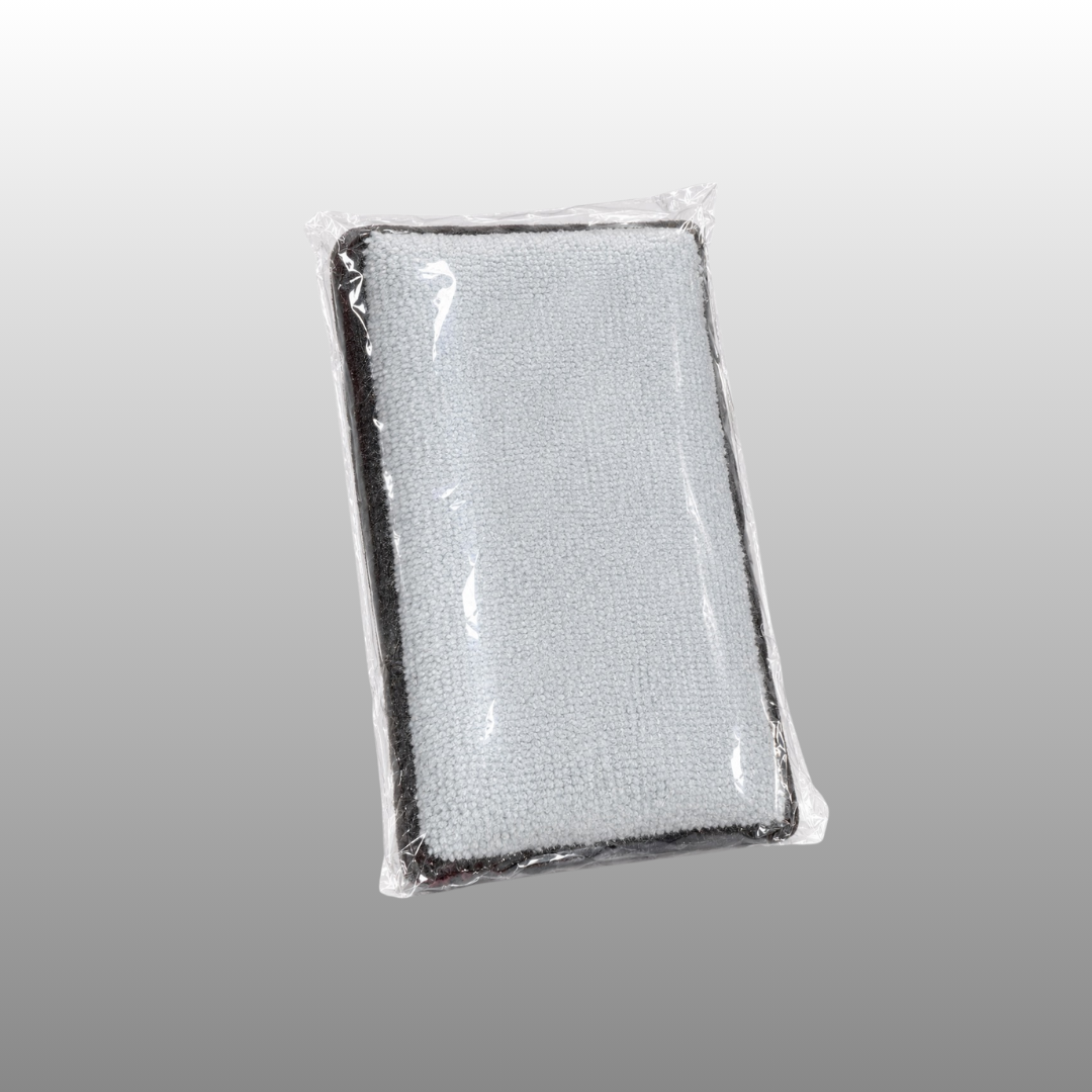 Microfibre scrubbing pad for car cleaning